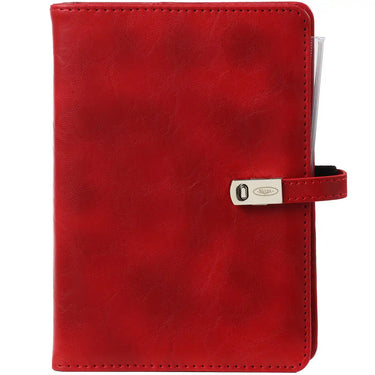 1111-16 Personal 6 Ring Binder Red